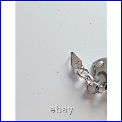 Sterling silver charm bracelet