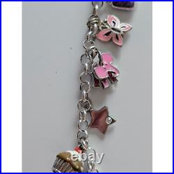 Sterling silver charm bracelet