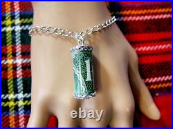 Sterling silver new bank note charm bracelet