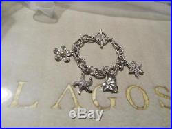 Steven Lagos & Ann King 18K & Sterling Silver Four Seasons Charm Bracelet