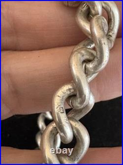 Superb vintage sterling silver 925 charm bracelet Hallmarked