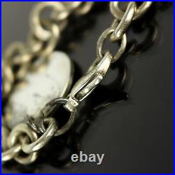 TIFFANY & CO. Bracelet PLEASE RETURN TO Sterling Silver 925 Round Tag Charm