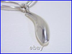 TIFFANY & CO. Frank Gehry sterling silver Fish charm bracelet 7.5