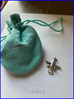 TIFFANY & CO. Sterling Silver Charm Bracelet 3 Charms Included