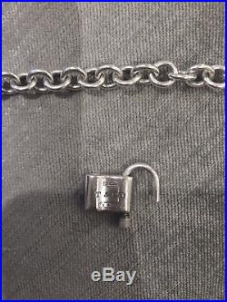 TIFFANY&Co 1837 Lock Charm Bracelet Silver 925