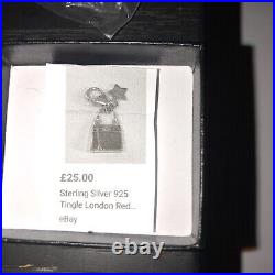 TINGLE LONDON STERLING SILVER BRACELET CHARMS (SCH series) NINE CHARMS boxed