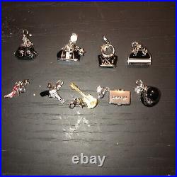 TINGLE LONDON STERLING SILVER BRACELET CHARMS (SCH series) NINE CHARMS boxed