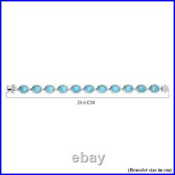 TJC Amazonite Tennis Bracelet in Silver for Wife/Girlfriend/Mother 7.5'' 46.18ct
