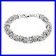 TJC-Silver-Byzantine-Chain-Bracelet-Women-Size-8-5-Inches-with-Lobster-Clasp-01-noxv