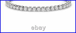 Tennis Necklace Earrings Rhodium Bridal Bracelet Set Swarovski Inspired 3pc UK