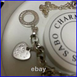 Thomas Sabo Charm Bracelet With Charms, Angel, Pram, Butterly, Heart & More