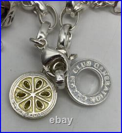 Thomas Sabo Charm Club St Silver Bracelet & 11 Charms Inc Lemon Octopus & Skull