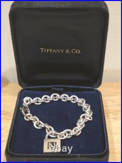 Tiffany And Co Charm Bracelet Silver With padlock Charm