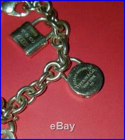 Tiffany And Co Sterling Silver Charms Bracelet