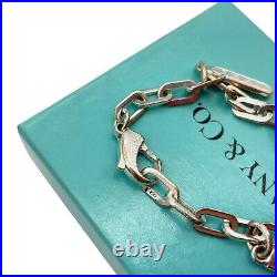 Tiffany & Co. 1837 5 charms Bracelet 925 Silver 7 22.8g