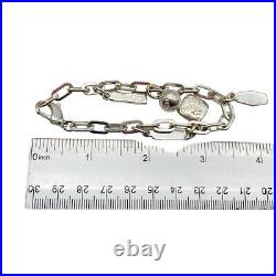 Tiffany & Co. 1837 5 charms Bracelet 925 Silver 7 22.8g