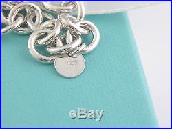 Tiffany & Co 1837 Silver Padlock Lock Charm Bracelet Box Pouch Ribbon Included