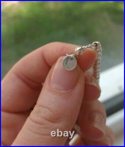 Tiffany & Co. Bow Charm Bead Bracelet in Sterling Silver (RRP £250+)