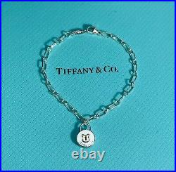 Tiffany & Co. Bracelet With Charm, Sterling Silver, 18K gold, 18cm Length