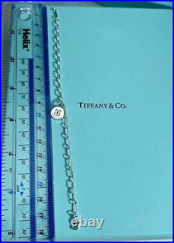 Tiffany & Co. Bracelet With Charm, Sterling Silver, 18K gold, 18cm Length