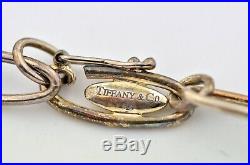 Tiffany & Co Elsa Peretti 5 Charm Bracelet Sterling Silver Heart Apple Starfish