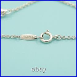 Tiffany & Co. Elsa Peretti 5 Five Teardrop Charm bracelet 7.2 Silver 925 Tiffany & Co. Elsa Peretti 5 Five Teardrop Charm bracelet 7.2 Silver 925