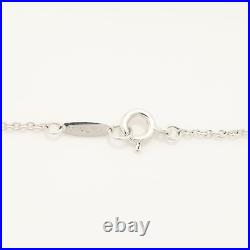 Tiffany & Co. Elsa Peretti 5 Five Teardrop Charm bracelet 7.2 Silver withPouch