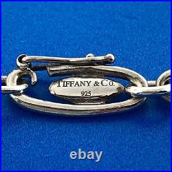 Tiffany Co Elsa Peretti 925 Sterling Silver Starfish Charm Paper Clip Bracelet