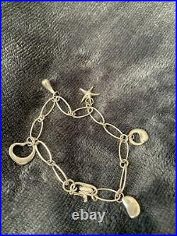 Tiffany Co Elsa Peretti Original Charm Bracelet Rare