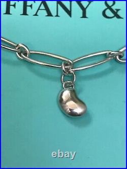 Tiffany & Co Elsa Peretti Vintage Silver 925 Open Chain Five Charm Bracelet