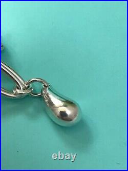 Tiffany & Co Elsa Peretti Vintage Silver 925 Open Chain Five Charm Bracelet