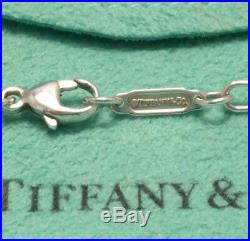 Tiffany & Co. Heart Keyhole Lock Charm Chain Bracelet, Sterling Silver, 7