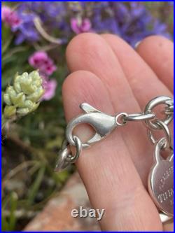 Tiffany & Co. Heart Tag Charm Bracelet with Toggle Clasp