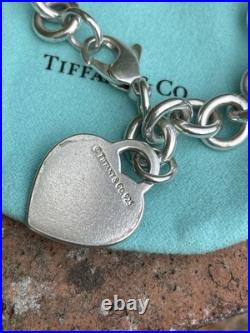 Tiffany & Co. Heart Tag Charm Bracelet with Toggle Clasp