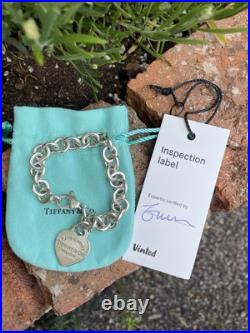 Tiffany & Co. Heart Tag Charm Bracelet with Toggle Clasp