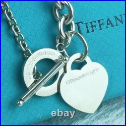 Tiffany & Co Please Return To Heart Charm Sterling Silver Bracelet Ag925 Japan Tiffany & Co Please Return To Heart Charm Sterling Silver Bracelet Ag925 Japan