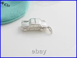 Tiffany & Co RARE NEW MINT Silver Taxi Cab Car Pendant Charm 4 Necklace Bracelet