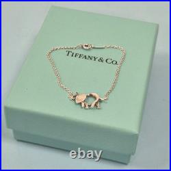 Tiffany & Co Retired Sterling Silver Save The Wild Elephant Charm With Tsavorite