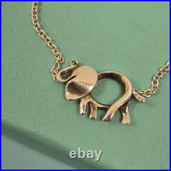 Tiffany & Co Retired Sterling Silver Save The Wild Elephant Charm With Tsavorite