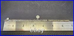 Tiffany & Co. Return to Tiffany 925 Sterling Silver Beaded Charm Bracelet Bangle
