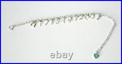 Tiffany & Co S/Silver Tiffany & Co charm bracelet 7.75 long