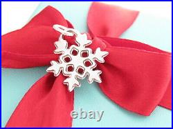 Tiffany & Co Silver 925 Snowflake Snow Flake Charm Pendant For Necklace Bracelet