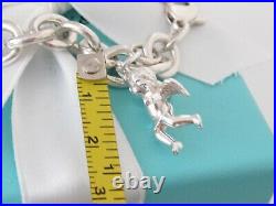 Tiffany & Co Silver Angel Cherub Charm Bracelet Pouch