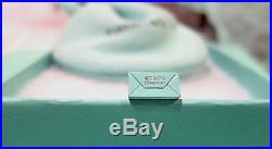 Tiffany & Co Silver Blue Enamel Shopping Bag Charm Pendant for Necklace Bracelet