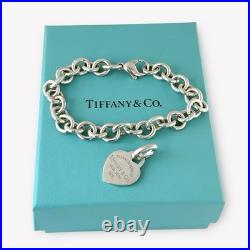 Tiffany & Co Silver Charm Bracelet with Detachable Return to Tiffany Heart Tag Tiffany & Co Silver Charm Bracelet with Detachable Return to Tiffany Heart Tag