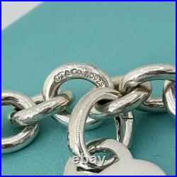 Tiffany & Co Silver Charm Bracelet with Detachable Return to Tiffany Heart Tag Tiffany & Co Silver Charm Bracelet with Detachable Return to Tiffany Heart Tag
