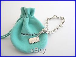 Tiffany & Co Silver Diamond Envelope Charm Pendant Bracelet Bangle Excellent