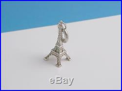 Tiffany & Co Silver Eiffel Tower Charm Pendant 4 Necklace Bracelet