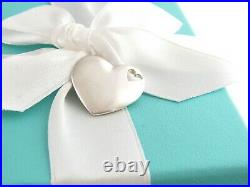 Tiffany & Co Silver Heart Cut Out Double Heart Charm Pendant 4 Necklace Bracelet
