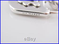 Tiffany & Co Silver Lock Key Hole Charm Clasp Pendant 4 Necklace Bracelet